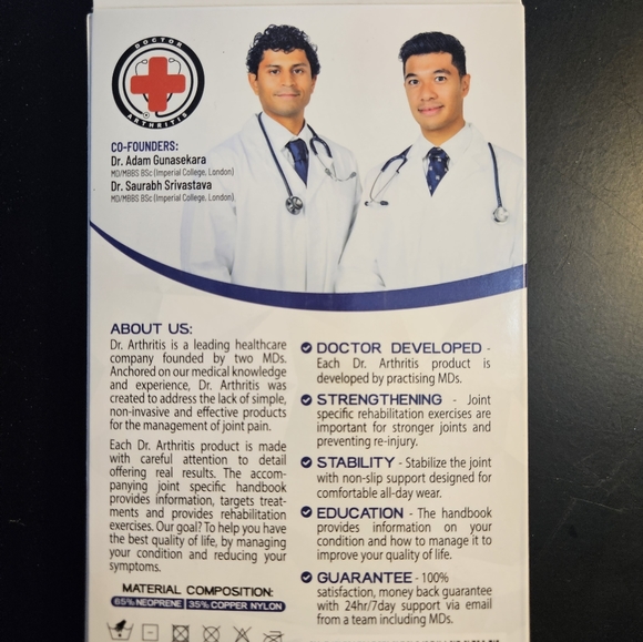 Wrist Support/Strap/Wrist Brace/Hand Support Black, pink - Picture 2 of 8